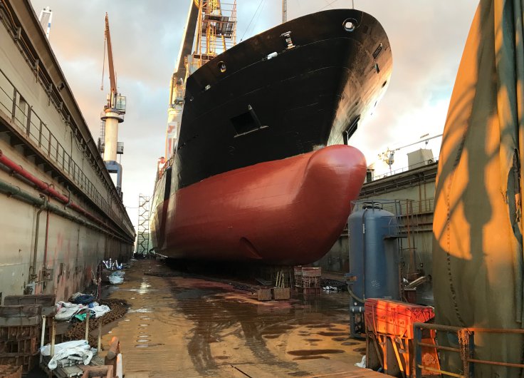 Impressions from our MV VEGA in drydock